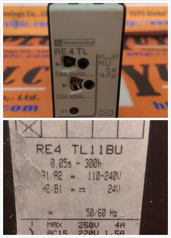 TELEMECANIQUE RE4 TL / RE4 TL11BU time relay - PLC DCS SERVO Control ...